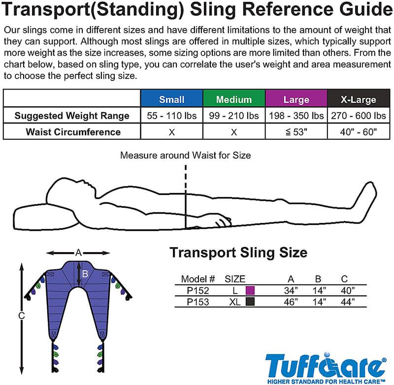 Transport Sling for Stand-Up lift